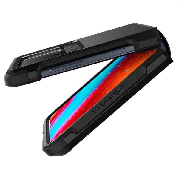 Zadný kryt SpigenTough Armor pre Samsung Galaxy Z Flip3, čierna Zadný kryt SpigenTough Armor pre Samsung Galaxy Z Flip3, čierna