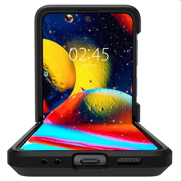 Zadný kryt SpigenTough Armor pre Samsung Galaxy Z Flip3, čierna Zadný kryt SpigenTough Armor pre Samsung Galaxy Z Flip3, čierna
