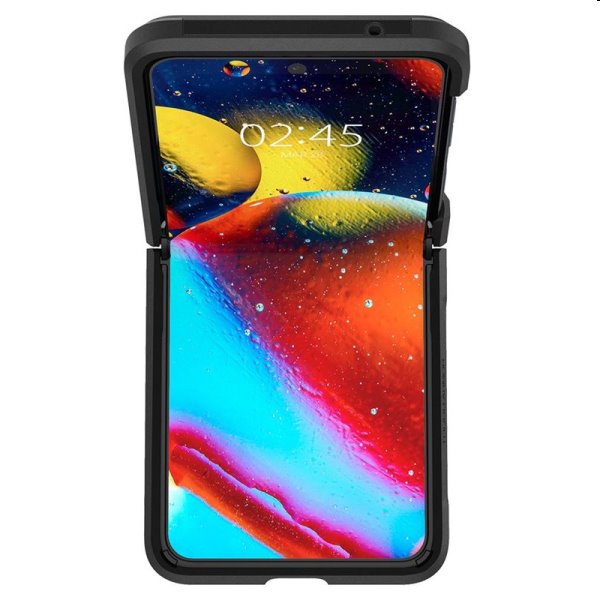 Zadný kryt SpigenTough Armor pre Samsung Galaxy Z Flip3, čierna