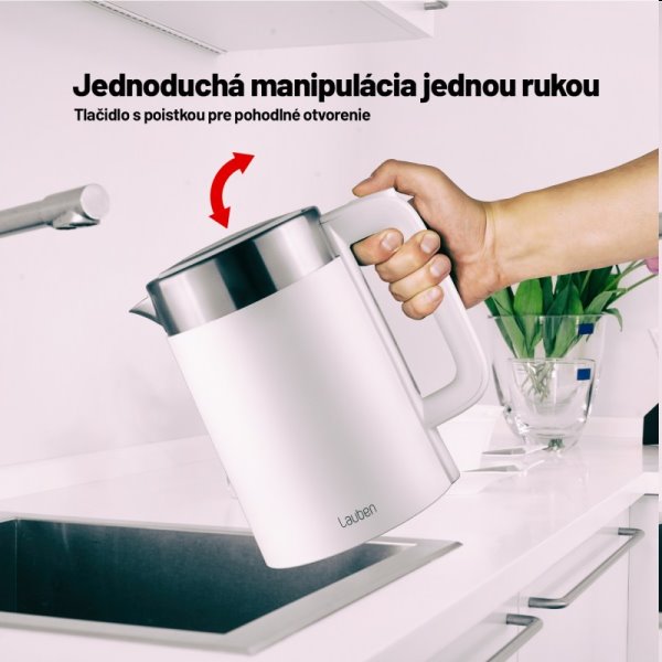 Rýchlovarná kanvica Lauben rýchlovarná kanvica EK17WS Rýchlovarná kanvica Lauben rýchlovarná kanvica EK17WS