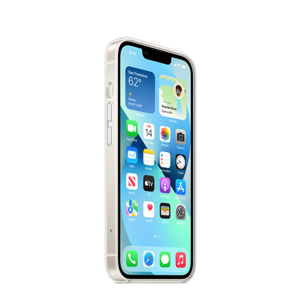 Zadný kryt pre Apple iPhone 13 s MagSafe, transparentná Zadný kryt pre Apple iPhone 13 s MagSafe, transparentná
