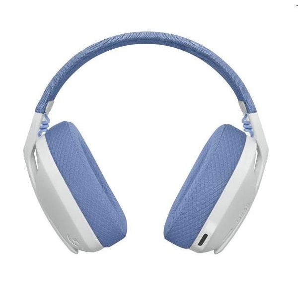 Logitech G435 LIGHTSPEED - bezdrôtové herné slúchadlá - biela/fialová