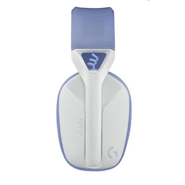 Logitech G435 LIGHTSPEED - bezdrôtové herné slúchadlá - biela/fialová
