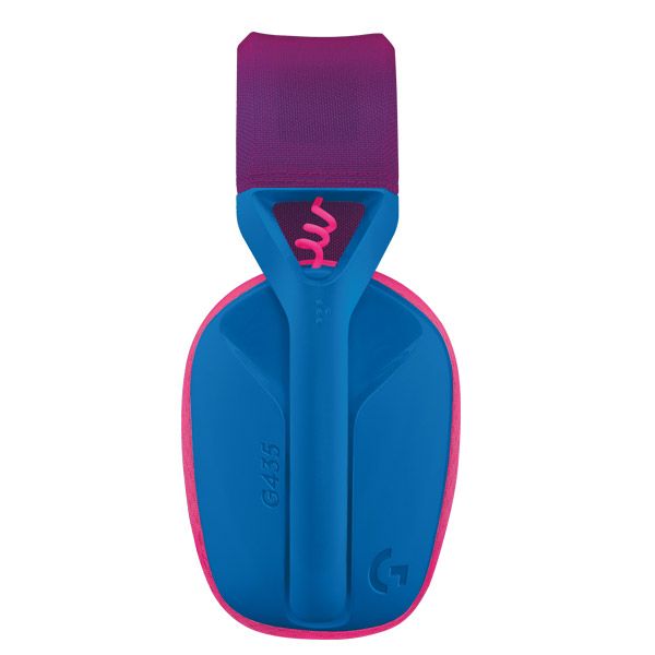 Logitech G435 LIGHTSPEED - bezdrôtové herné slúchadlá - modrá/malinová