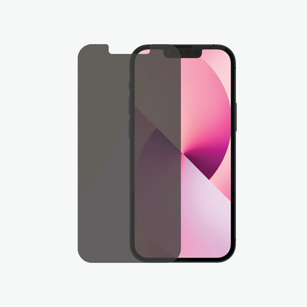 Ochranné temperované sklo PanzerGlass Standard Fit AB s privátnym filtrom pre Apple iPhone 13 mini, transparentná