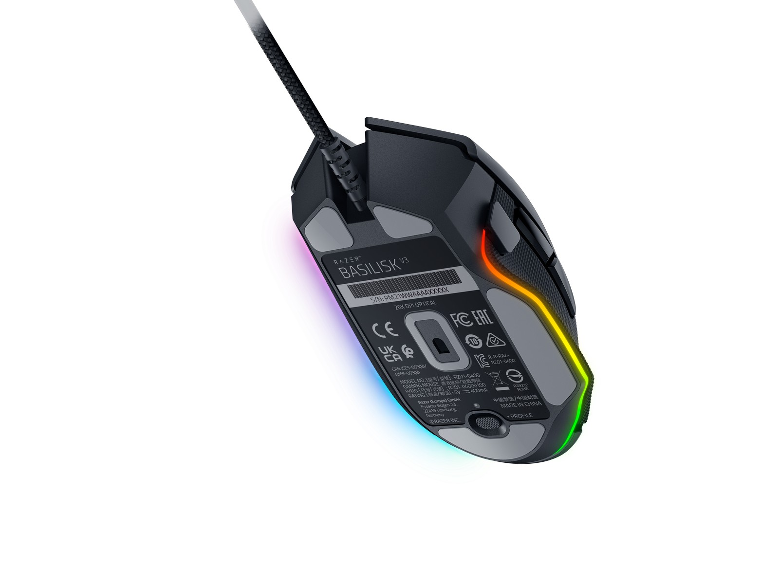 Herná myš Razer Basilisk V3 Herná myš Razer Basilisk V3