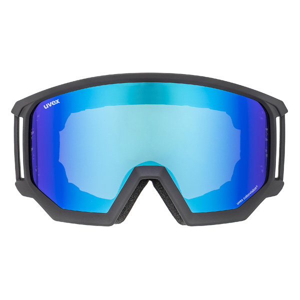 UVEX Athletic CV, Black Mat Mirror Blue/CV Green