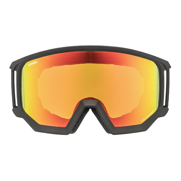 UVEX Athletic CV, Black Mat Mirror Orange/CV Yellow