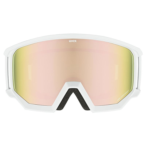 UVEX Athletic CV, White Mat Mirror Rose/CV Green