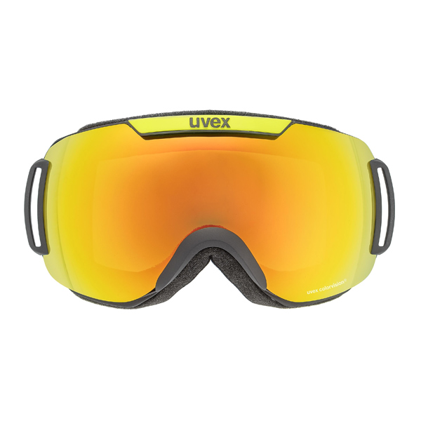 UVEX Downhill 2000 CV, Black Mat Mirror Orange/CV Green