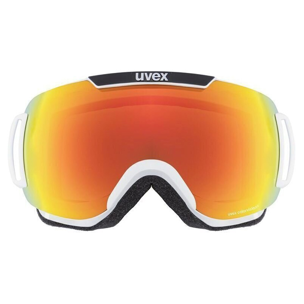 UVEX Downhill 2000 CV, White Black Mirror Orange/CV Green