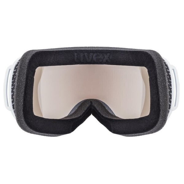 UVEX Downhill 2000 V, White Variomatic Silver Mirror