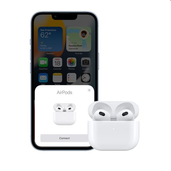 Apple AirPods (3. generácia) s MagSafe nabíjacím puzdrom