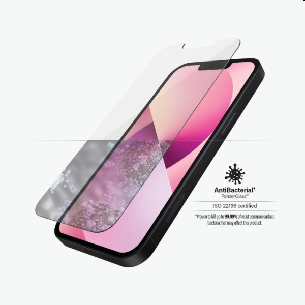 Ochranné sklo PanzerGlass Standard Fit AB pre Apple iPhone 13 mini, priesvitné