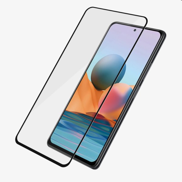 Ochranné temperované sklo PanzerGlass Case Friendly pre XiaomiRedmi Note 10 Pro, 10 Pro Max, Mi 11i, Poco F3, čierna