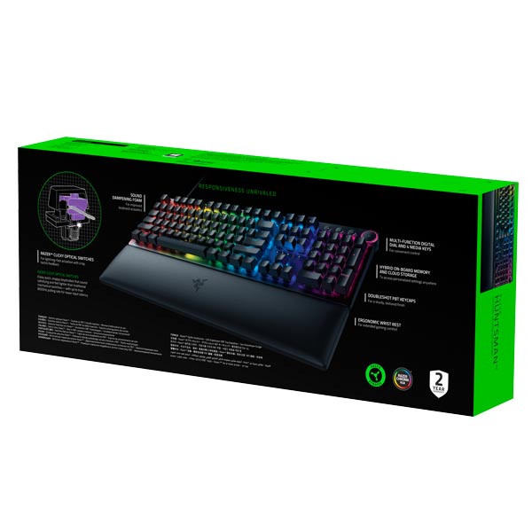 Razer Huntsman V2 (Purple Switch) US Razer Huntsman V2 (Purple Switch) US