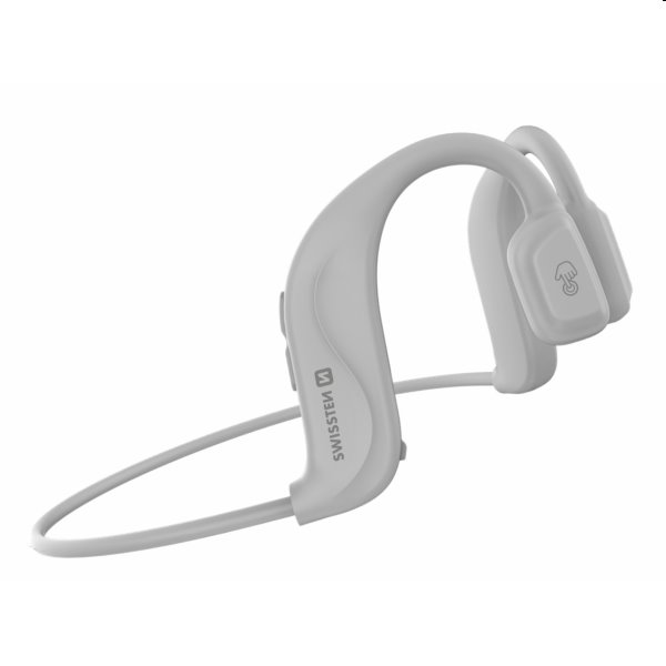 Swissten Bluetooth slúchadlá Bone Conduction, biele