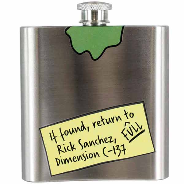 Ťapka Hip Flask (Rick and Morty)