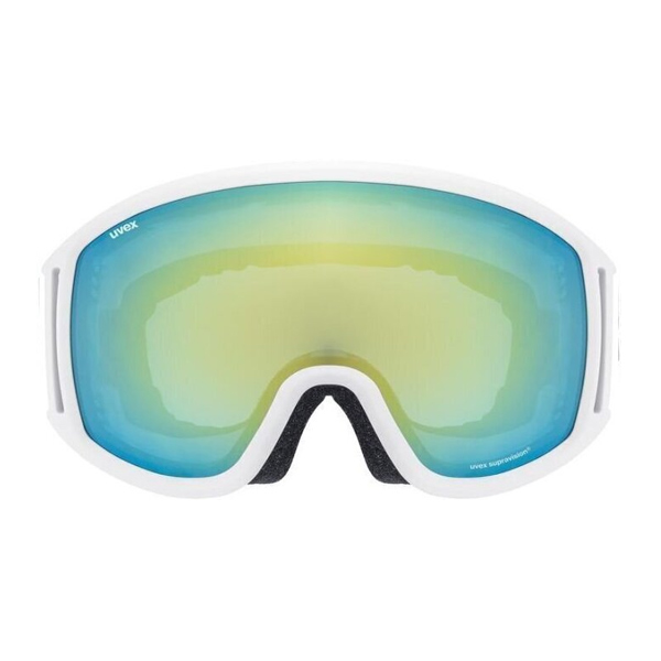 UVEX Topic FM Spheric, White Mat / Mirror Orange