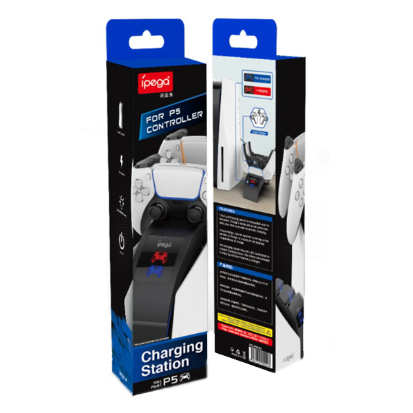 Duálna nabíjacia stanica iPega P5016 pre PS5 DualSense Duálna nabíjacia stanica iPega P5016 pre PS5 DualSense