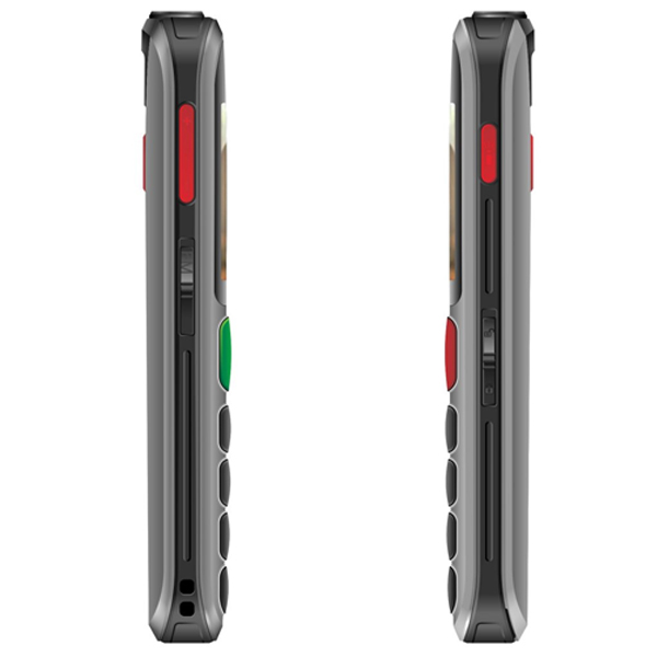 Evolveo EasyPhone EB, silver + nabíjací stojan Evolveo EasyPhone EB, silver + nabíjací stojan
