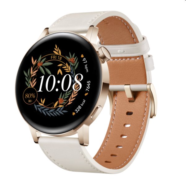 Huawei Watch GT3 42mm, elegant white