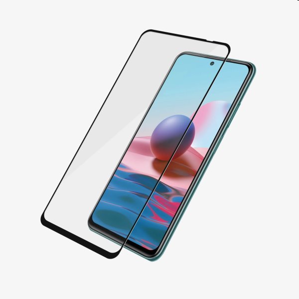 Ochranné temperované sklo PanzerGlass Case Friendly pre Xiaomi Redmi Note 10, 10S, čierna Ochranné temperované sklo PanzerGlass Case Friendly pre Xiaomi Redmi Note 10, 10S, čierna