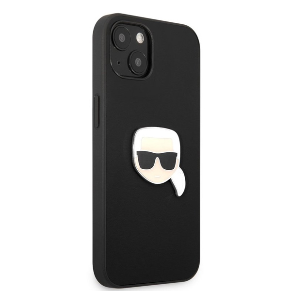 Zadný kryt Karl Lagerfeld TPU Choupette Head pre iPhone 13, čierna