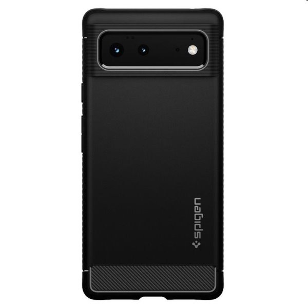 Puzdro Spigen Rugged Armor pre Google Pixel 6, čierne Puzdro Spigen Rugged Armor pre Google Pixel 6, čierne