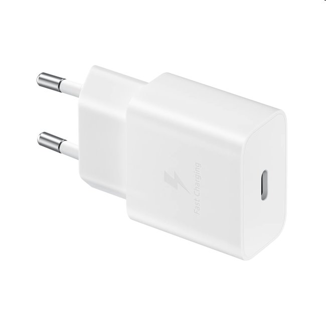 Rýchlonabíjačka Samsung 15 W s USB-C káblom, biela