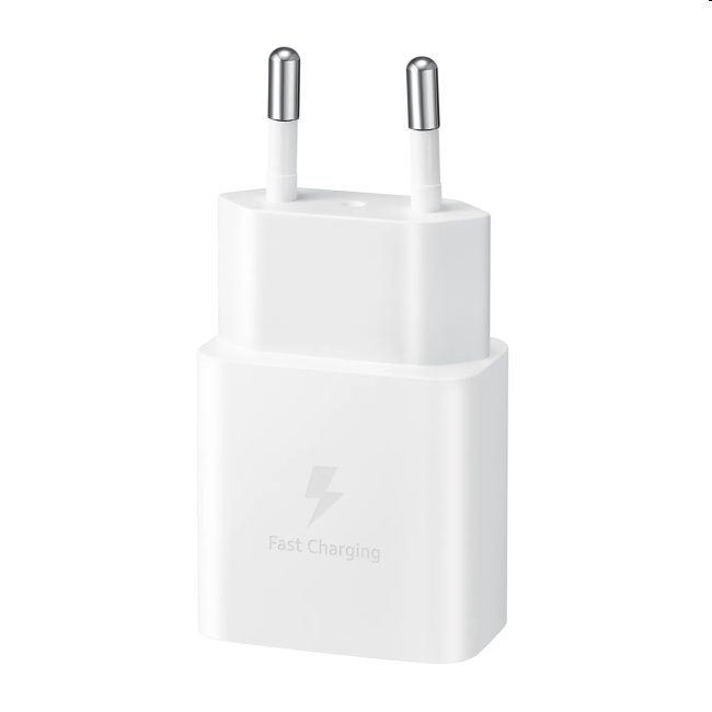 Rýchlonabíjačka Samsung 15 W s USB-C káblom, biela