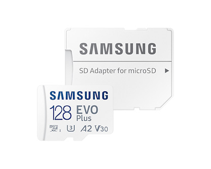 Samsung EVO Plus Micro SDXC 128GB (2021) + SD adaptér Samsung EVO Plus Micro SDXC 128GB (2021) + SD adaptér