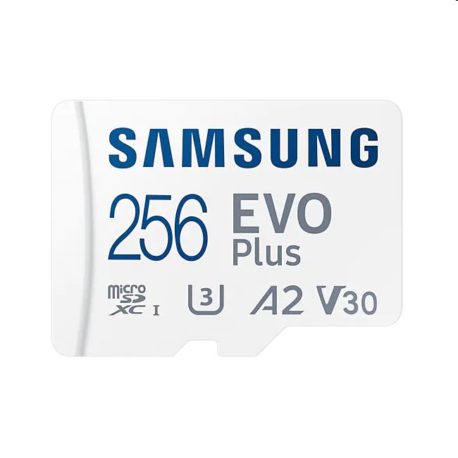 Samsung EVO Plus Micro SDXC 256GB (2021) + SD adaptér Samsung EVO Plus Micro SDXC 256GB (2021) + SD adaptér