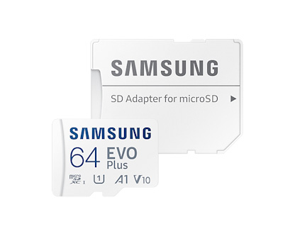 Samsung EVO Plus Micro SDXC 64 GB (2021) , SD adaptér