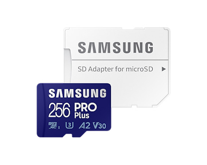 Samsung PRO Plus Micro SDXC 256GB (2021) + SD adaptér