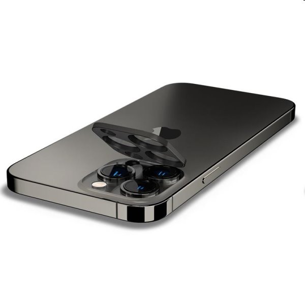 Spigen ochranné sklo na fotoaparát pre iPhone 13 Pro, 13 Pro Max, grafitová