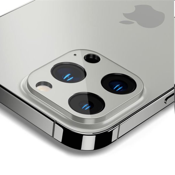 Spigen ochranné sklo na fotoaparát pre iPhone 13 Pro, 13 Pro Max, strieborná