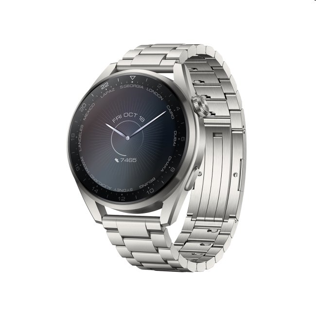 Huawei Watch 3 Pro Titan, strieborná
