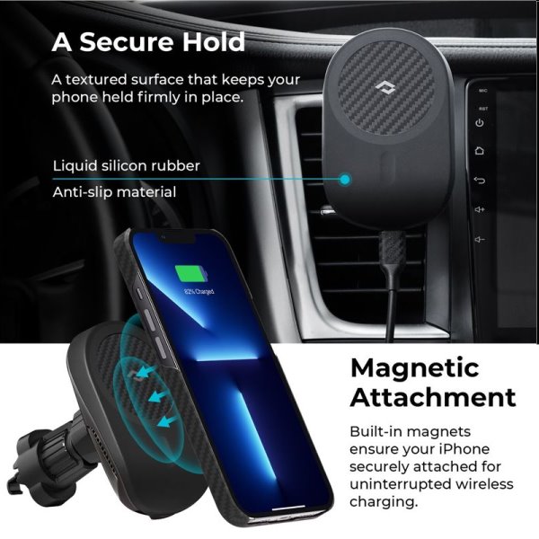 MagEZ Car Mount Pro bezdrôtový nabíjací držiak do ventilácie