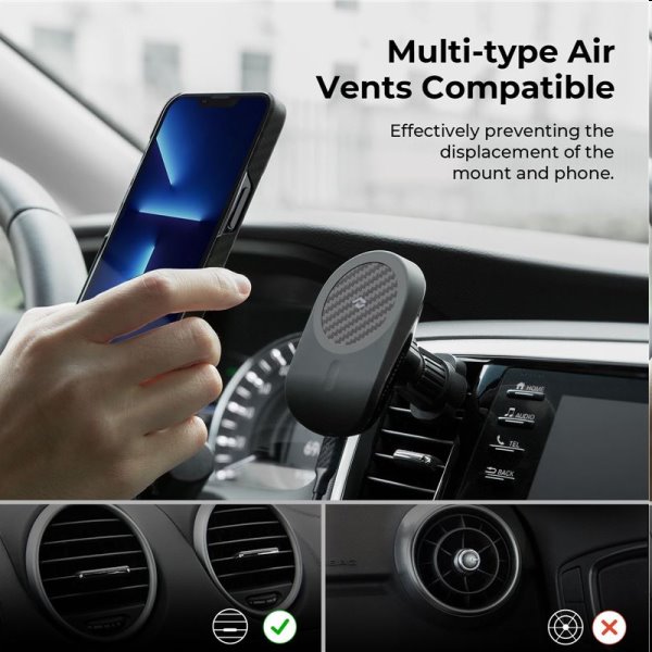 MagEZ Car Mount Pro bezdrôtový nabíjací držiak do ventilácie