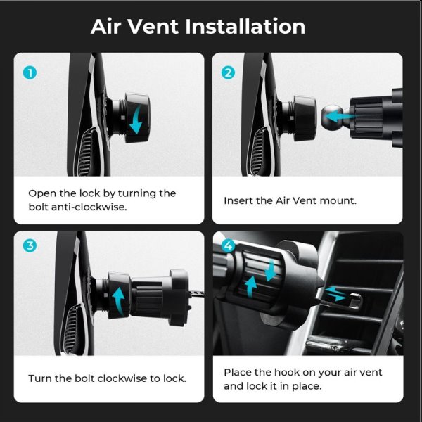 MagEZ Car Mount Pro bezdrôtový nabíjací držiak do ventilácie MagEZ Car Mount Pro bezdrôtový nabíjací držiak do ventilácie