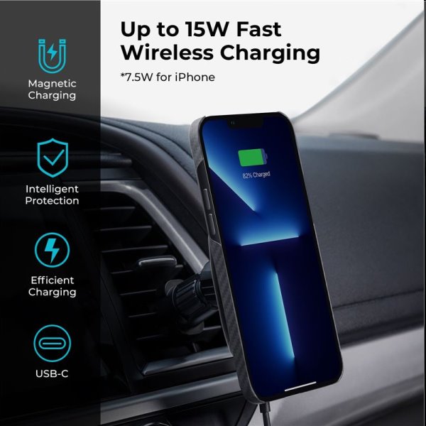 MagEZ Car Mount Pro bezdrôtový nabíjací držiak do ventilácie MagEZ Car Mount Pro bezdrôtový nabíjací držiak do ventilácie