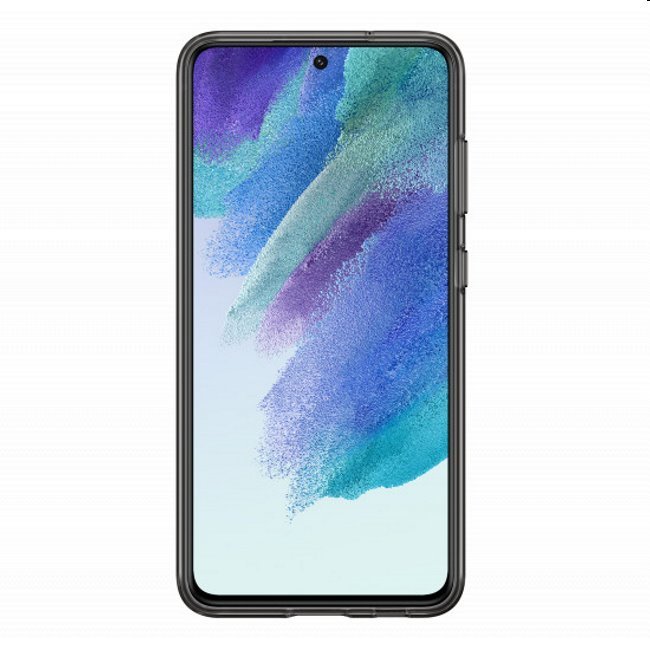 Zadný kryt Clear Strap Cover pre Samsung Galaxy S21 FE 5G, grafitová