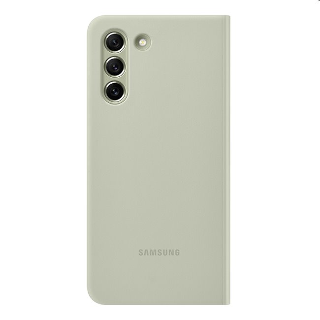 Puzdro Clear View Cover pre Samsung Galaxy S21 FE 5G, olive Puzdro Clear View Cover pre Samsung Galaxy S21 FE 5G, olive