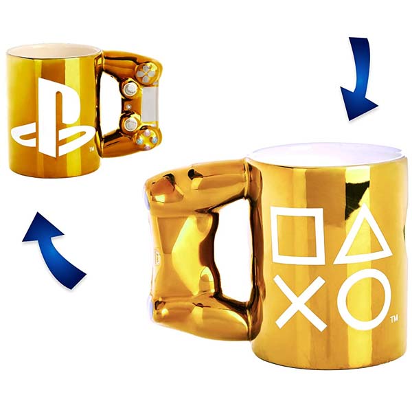 Šálka Playstation Controller Gold DS4 (PlayStation) Šálka Playstation Controller Gold DS4 (PlayStation)