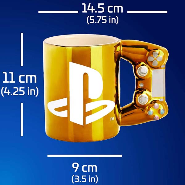 Šálka Playstation Controller Gold DS4 (PlayStation)