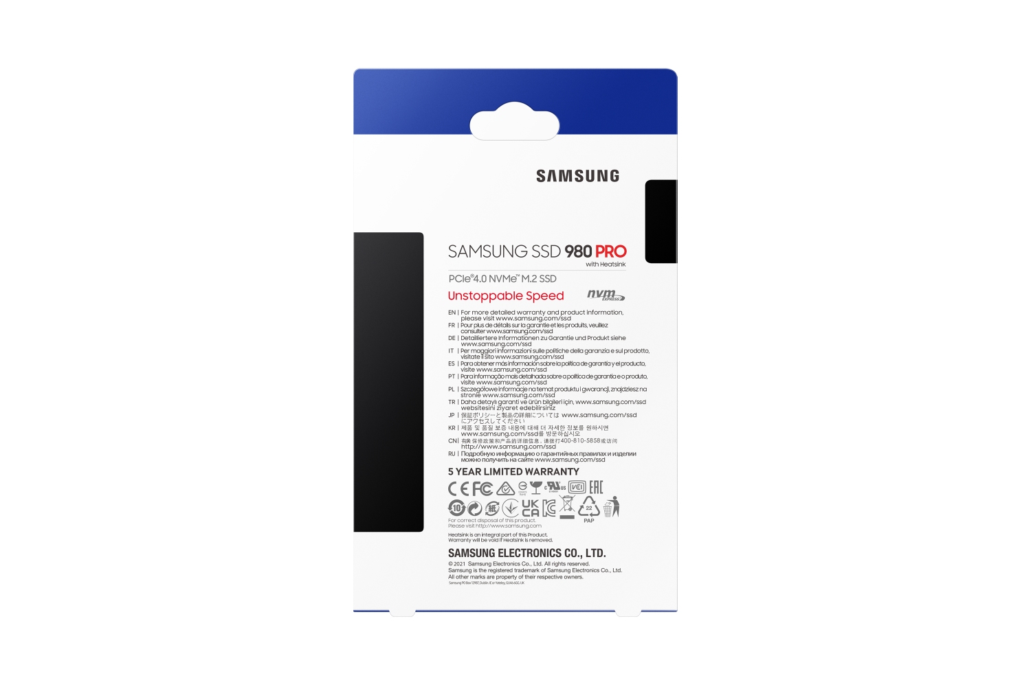 Samsung SSD 980 PRO s chladičom, 1TB, NVMe M.2 Samsung SSD 980 PRO s chladičom, 1TB, NVMe M.2
