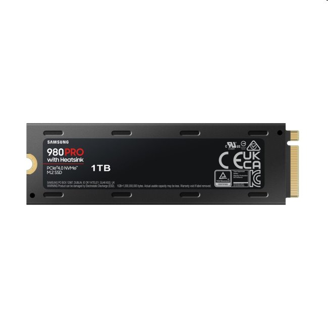 Samsung SSD 980 PRO s chladičom, 1TB, NVMe M.2 Samsung SSD 980 PRO s chladičom, 1TB, NVMe M.2