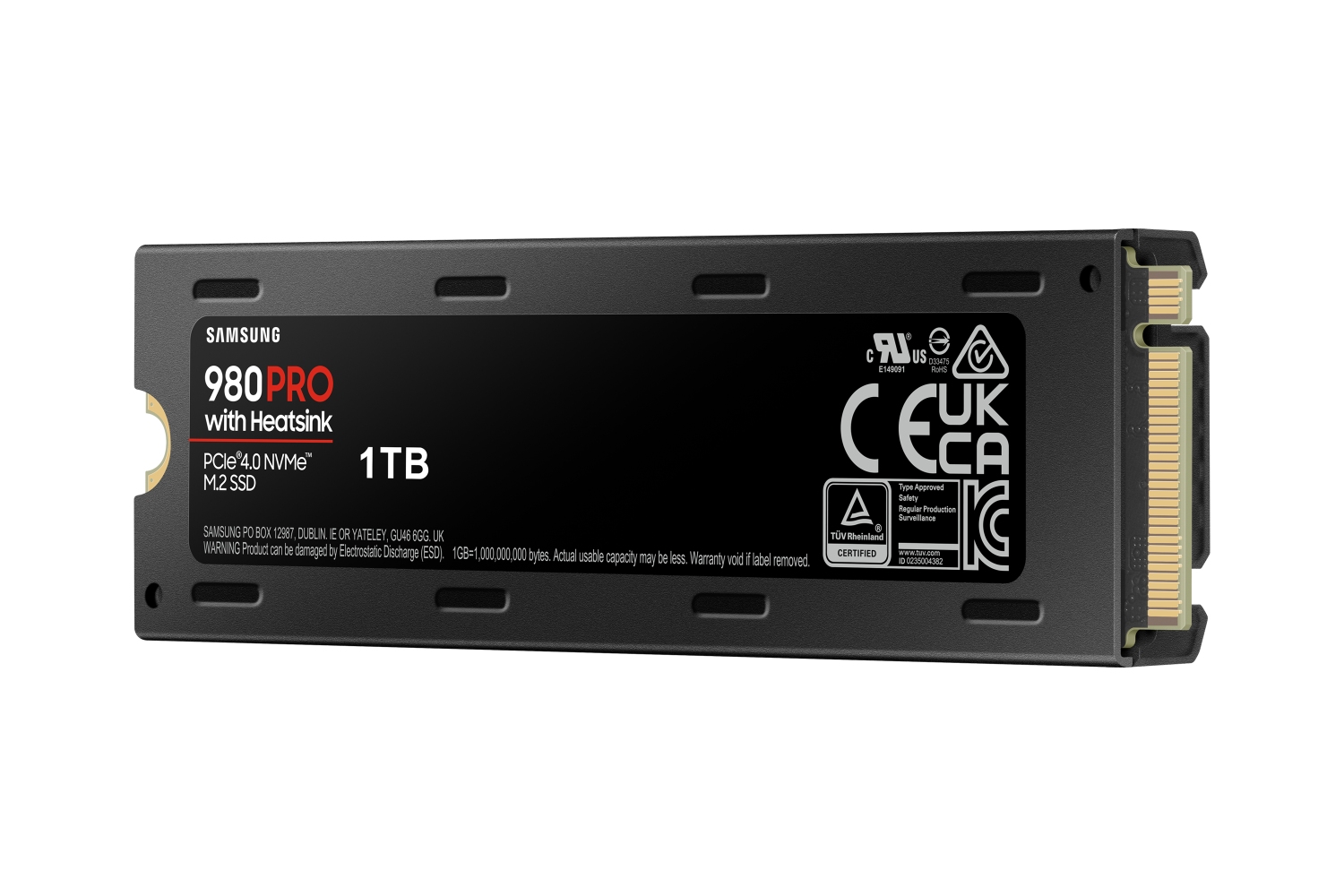 Samsung SSD 980 PRO s chladičom, 1TB, NVMe M.2 Samsung SSD 980 PRO s chladičom, 1TB, NVMe M.2