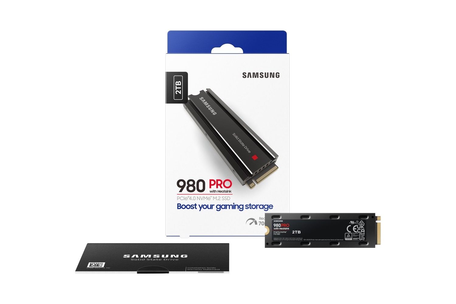 Samsung SSD 980 PRO s chladičom, 2TB, NVMe M.2 Samsung SSD 980 PRO s chladičom, 2TB, NVMe M.2